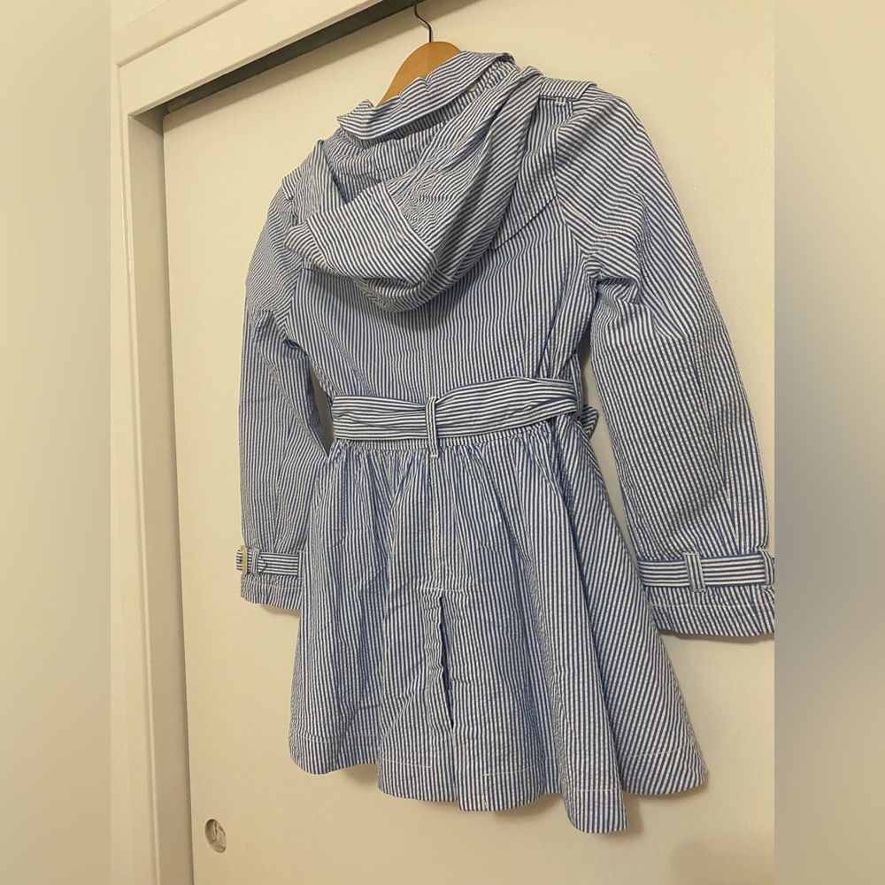 Polo by Ralph Lauren Seersucker Hooded Trench - Picture 12 of 12